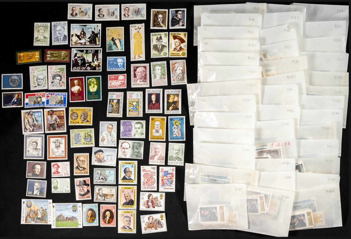 991 | Theme Europa. Sets and stamps stock