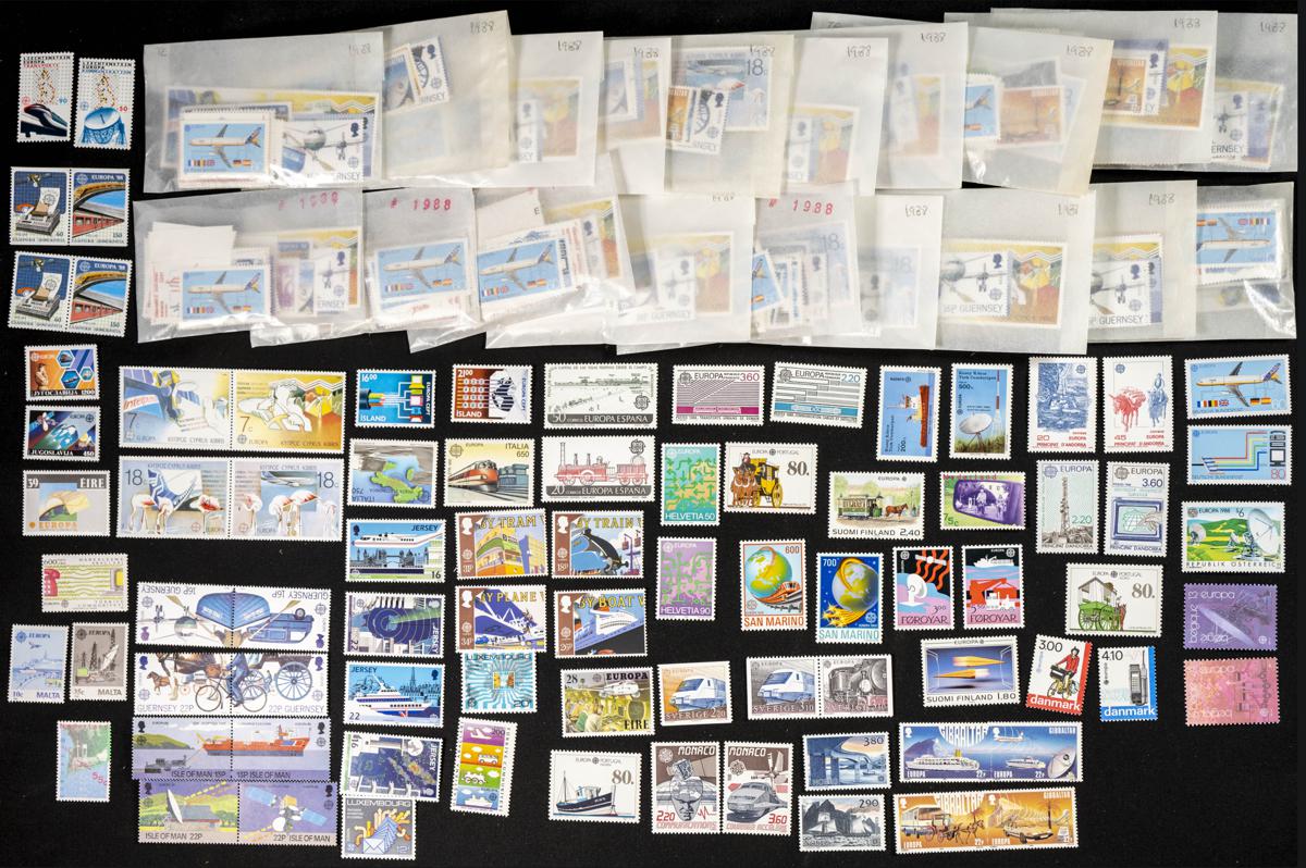 998 | Theme Europa. Sets and stamps stock