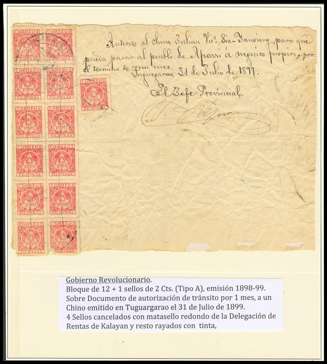 1586 | Filipinas. Correo Insurrecto
