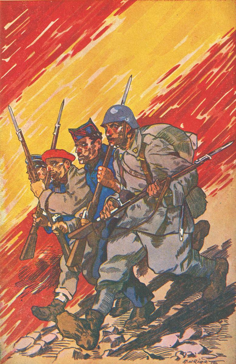 902 | Civil War. Nationalist Postcard
