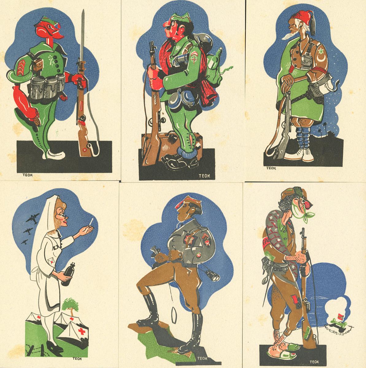 905 | Civil War. Nationalist Postcard