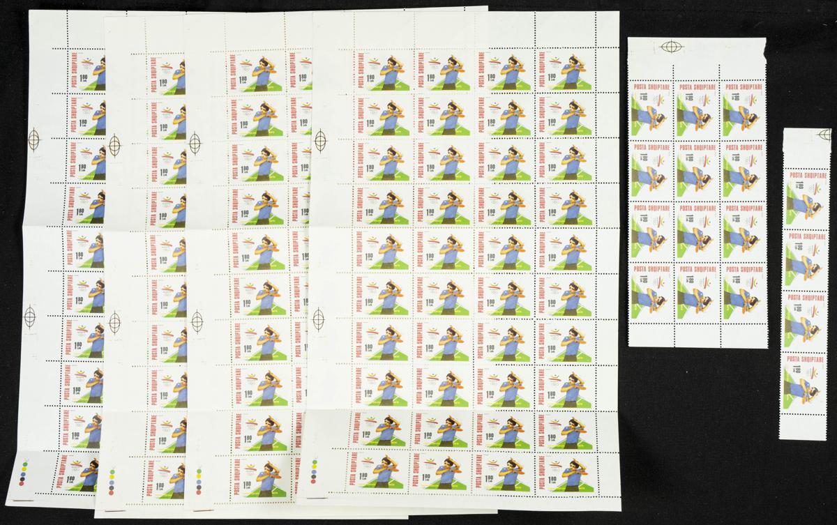 10 | Albania. Stock de Series y Sellos