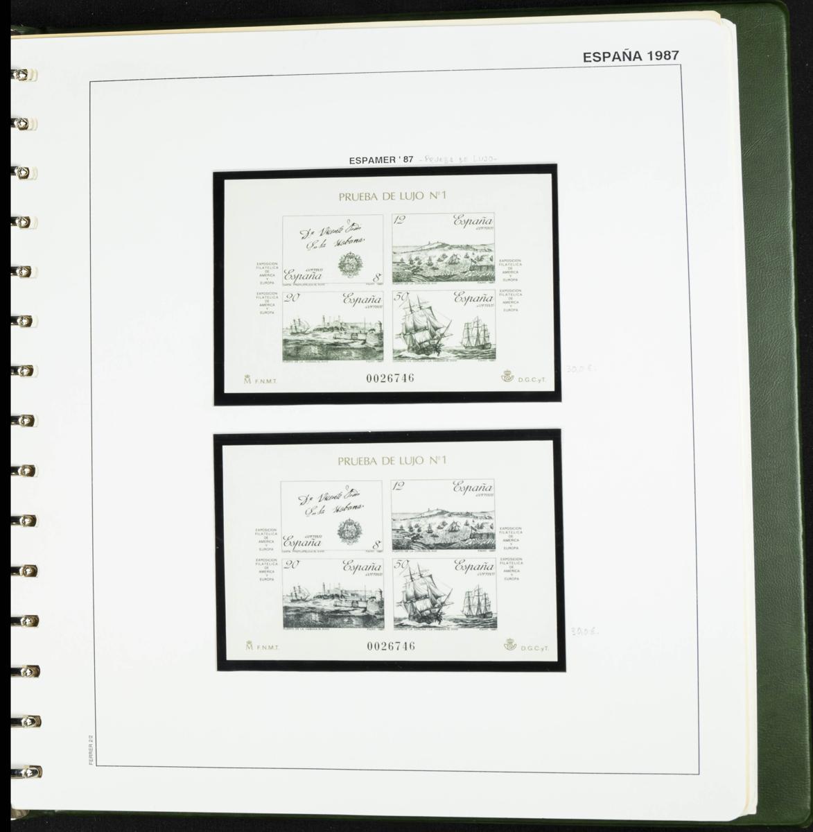 1167 | Spanish Collection Various. Proofs