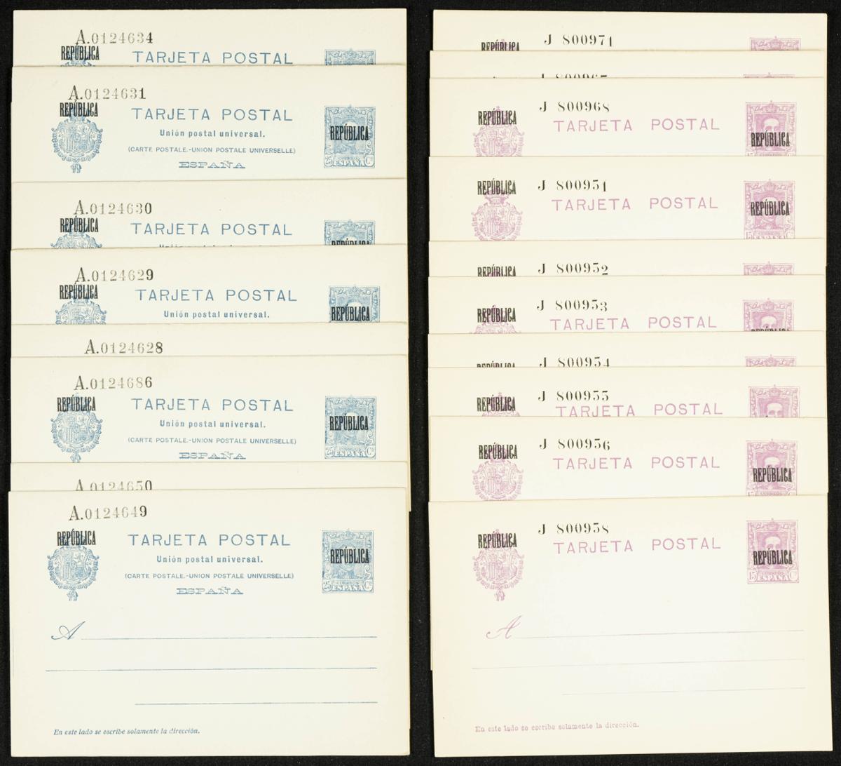 1178 | Spanish Collection Various. Postal Stationery