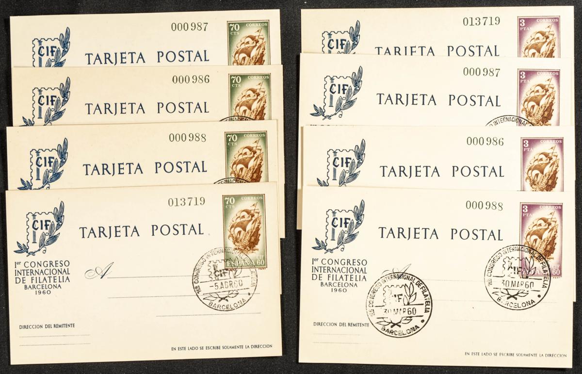 1181 | Spanish Collection Various. Postal Stationery