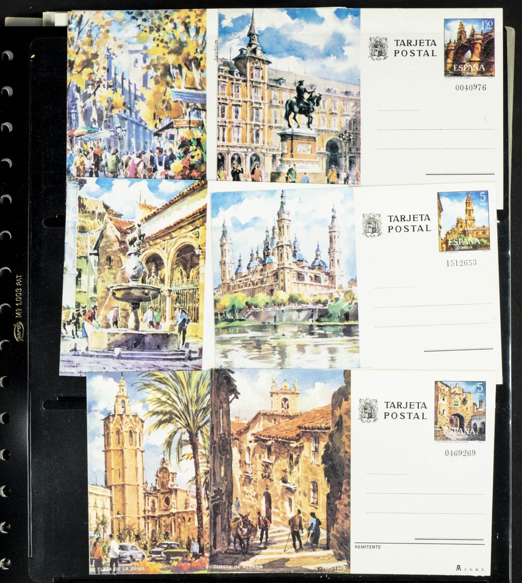 1186 | Spanish Collection Various. Postal Stationery