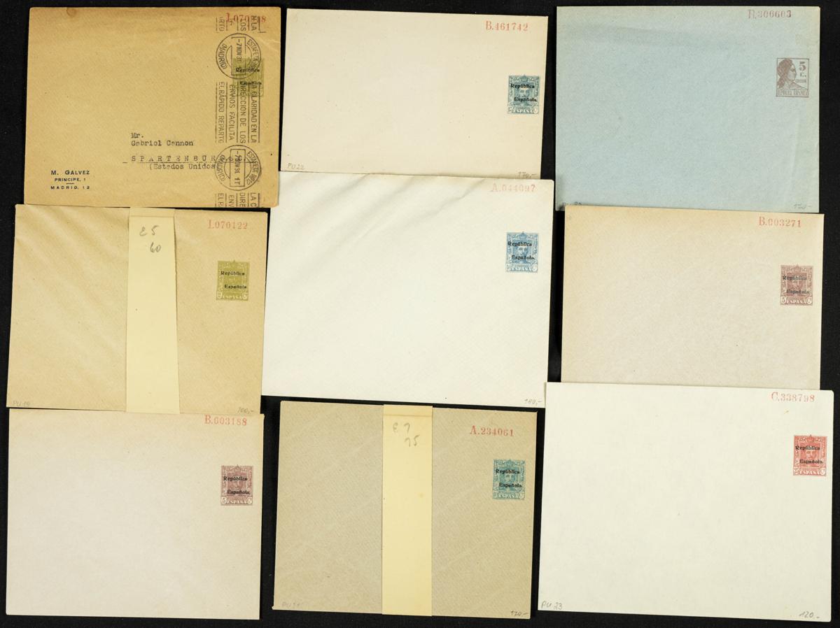 1189 | Spanish Collection Various. Private Postal Stationery