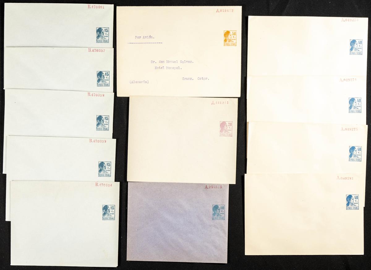 1190 | Spanish Collection Various. Postal Stationery