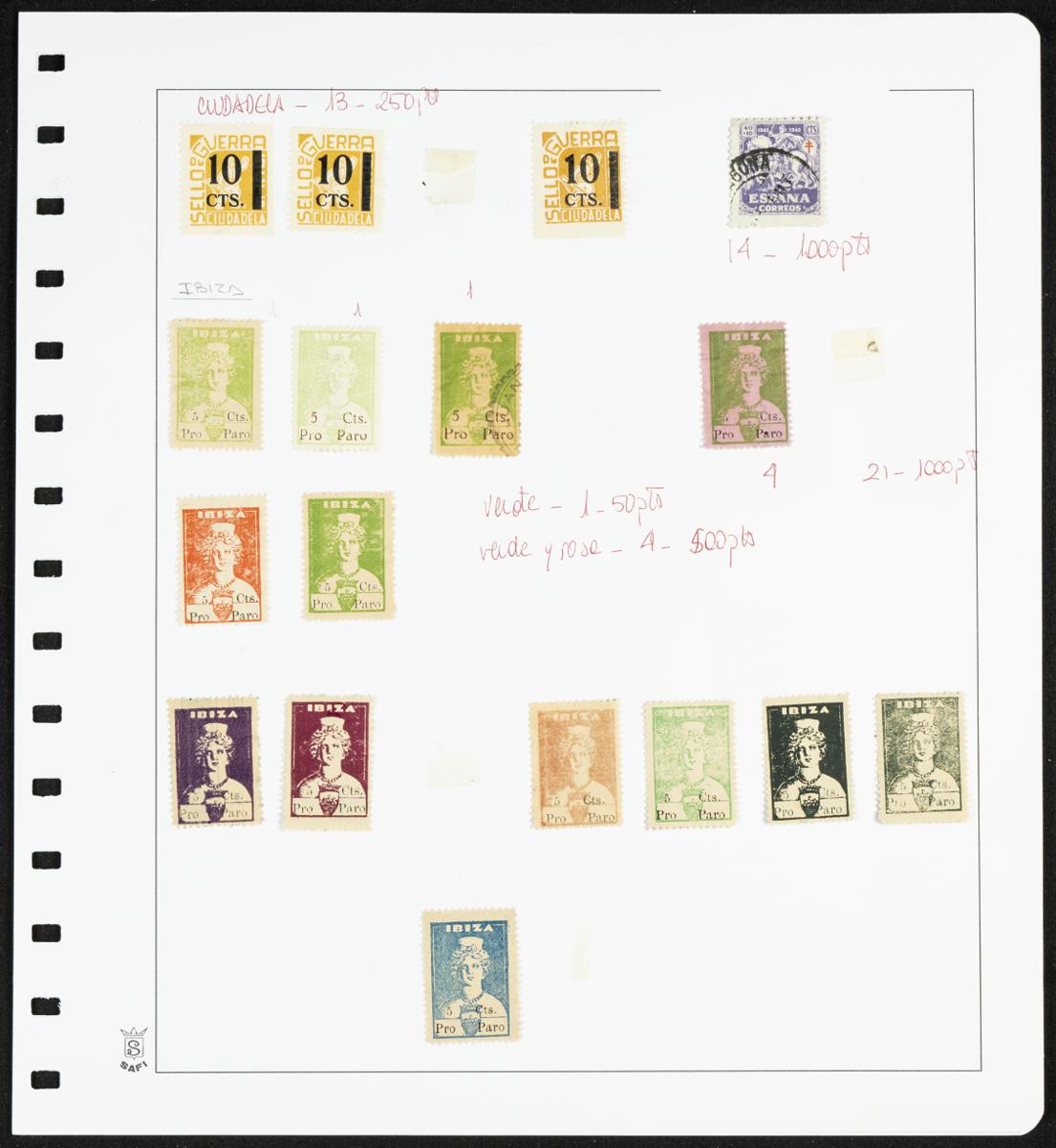1208 | Spanish Collection Various. Local Stamps