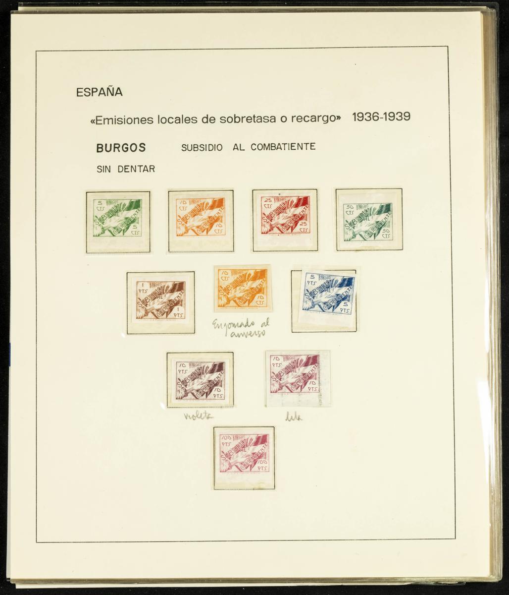 1209 | Spanish Collection Various. Local Stamps