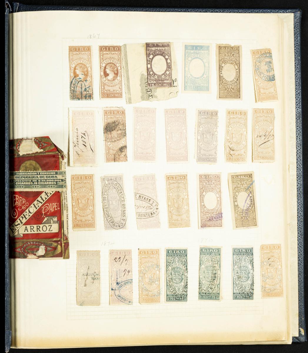 1214 | Spanish Collection Various. Postal Fiscal Stamp