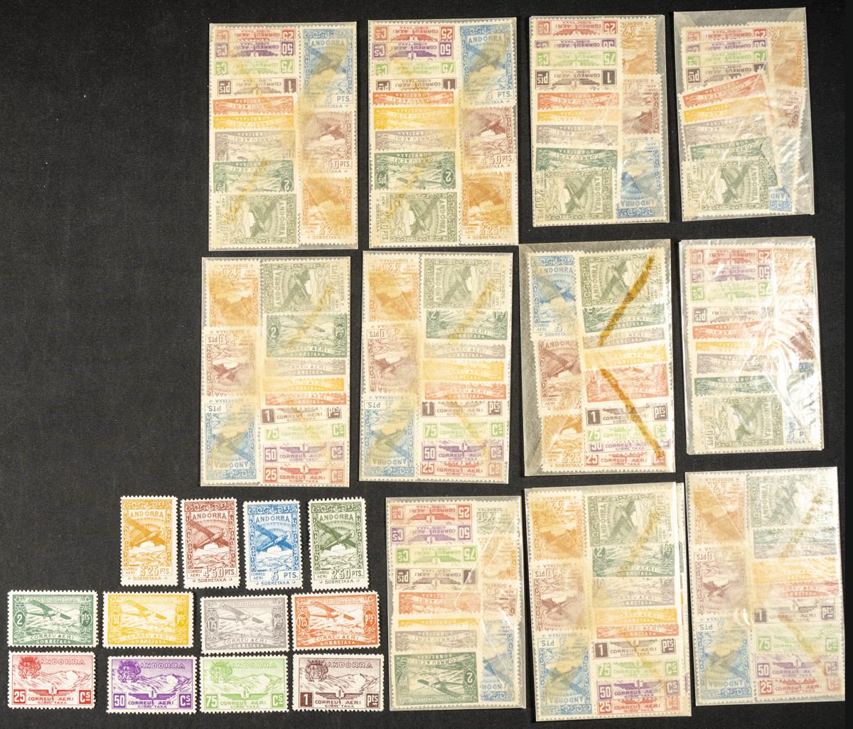 1226 | Andorra. Lots and Collections. Colonies