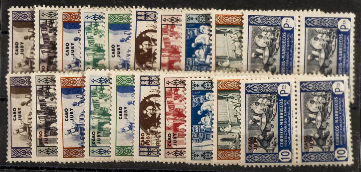 1231 | Cape Juby. Sets and stamps stock