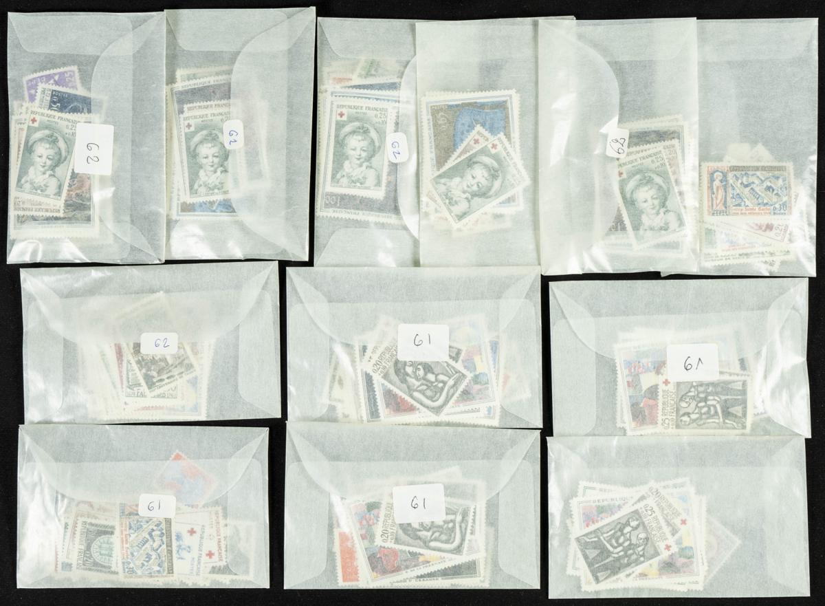 163 | France. Sets and stamps stock