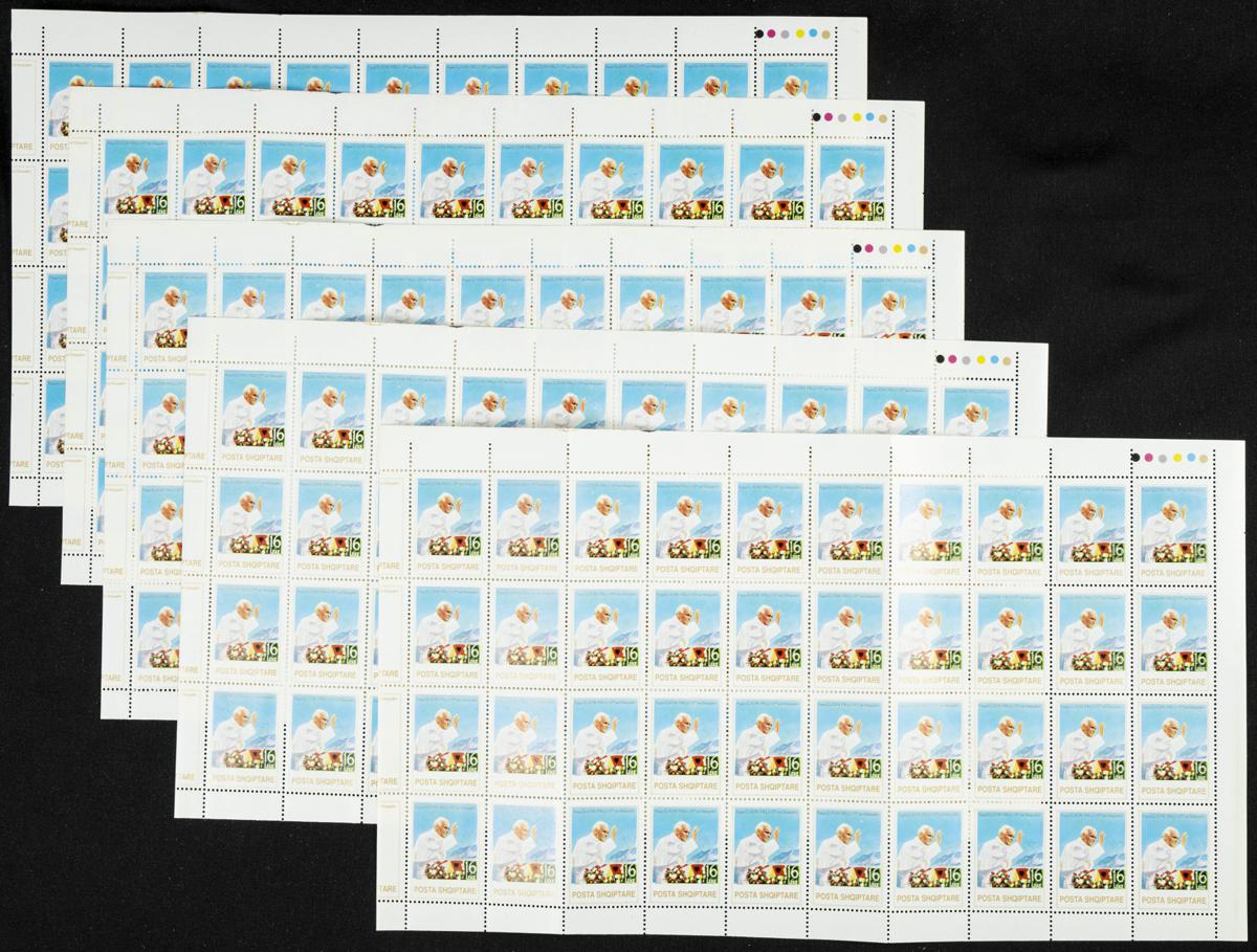 16 | Albania. Stock de Series y Sellos