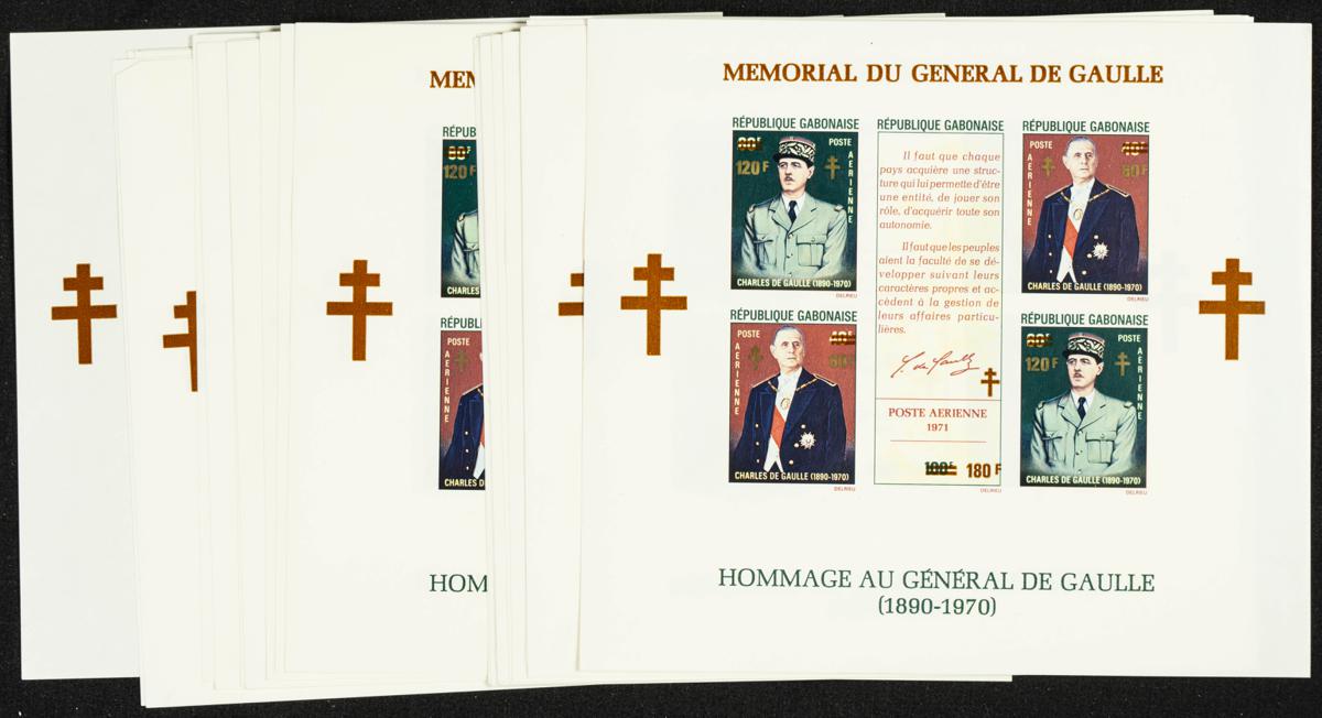 185 | Gabon. Sets and stamps stock