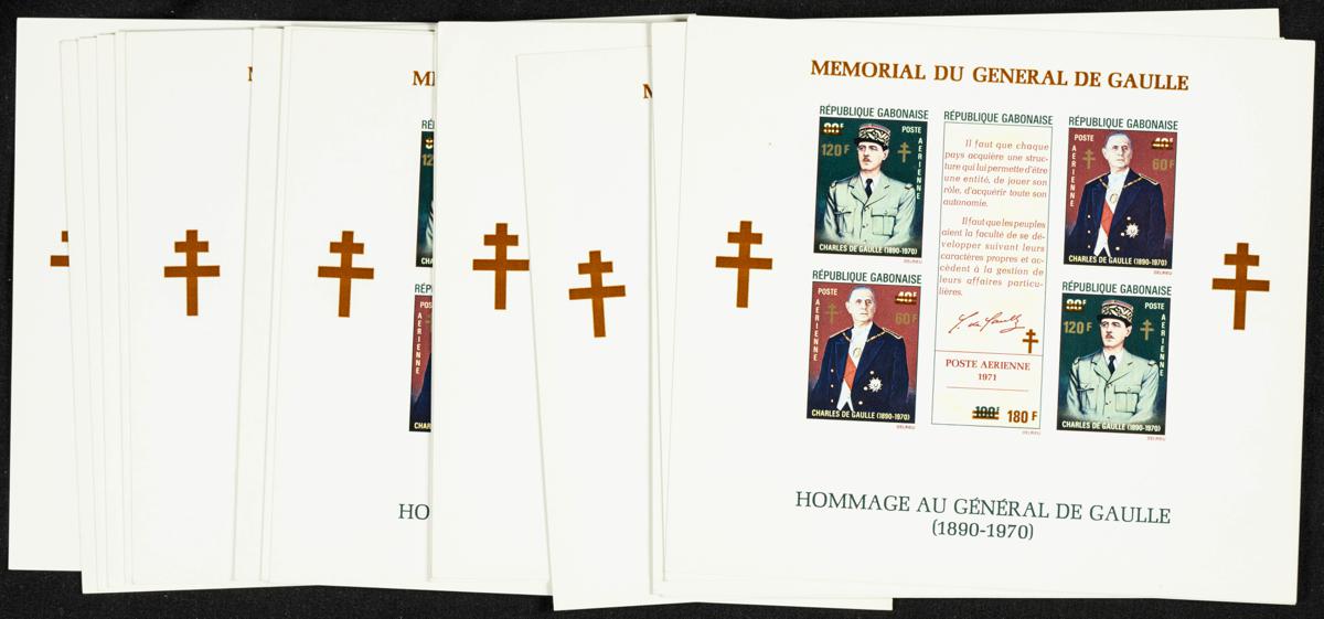 186 | Gabon. Sets and stamps stock