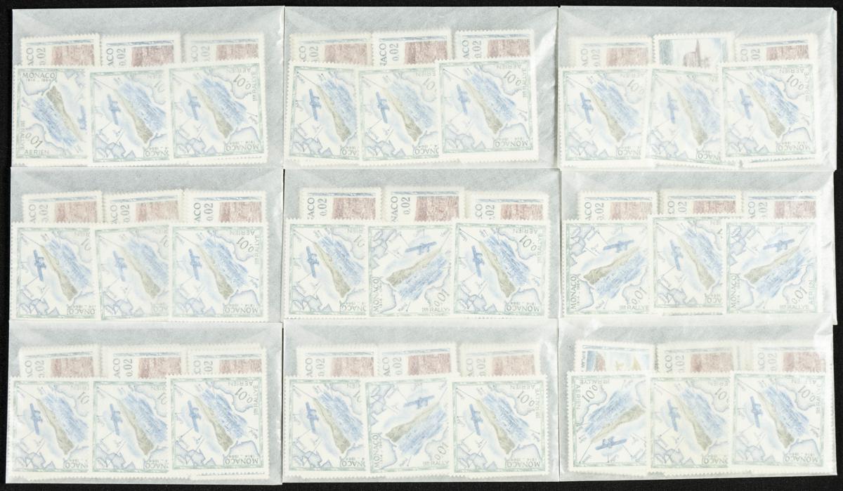 198 | Monaco. Sets and stamps stock