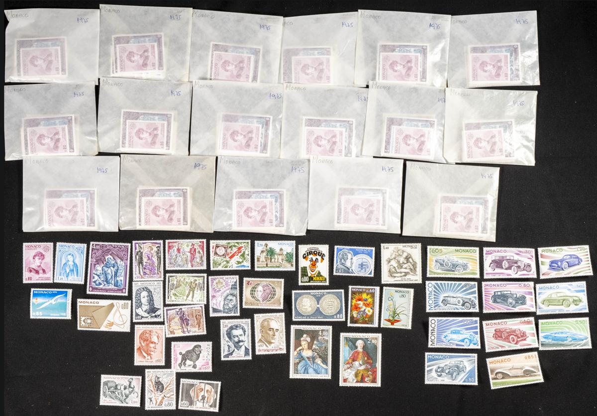 208 | Monaco. Sets and stamps stock