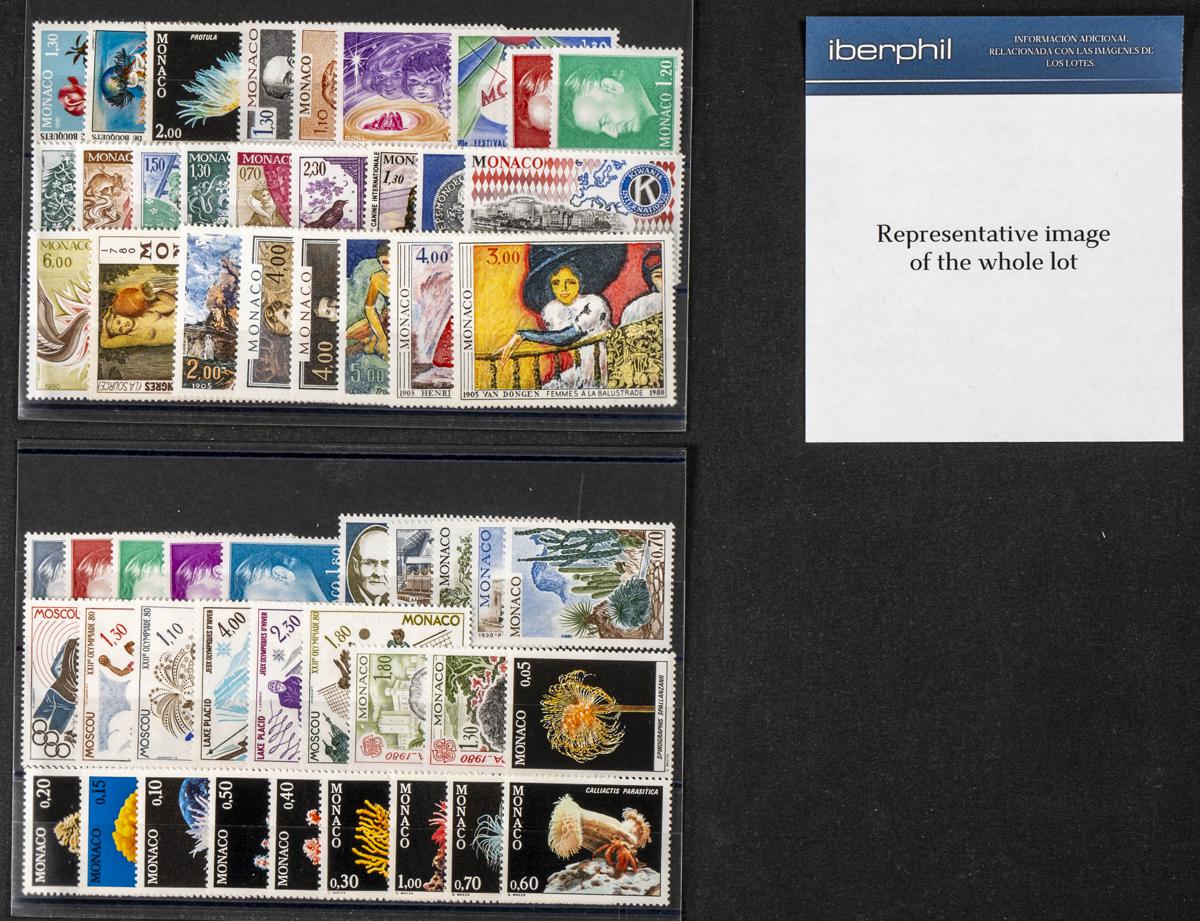 214 | Monaco. Sets and stamps stock