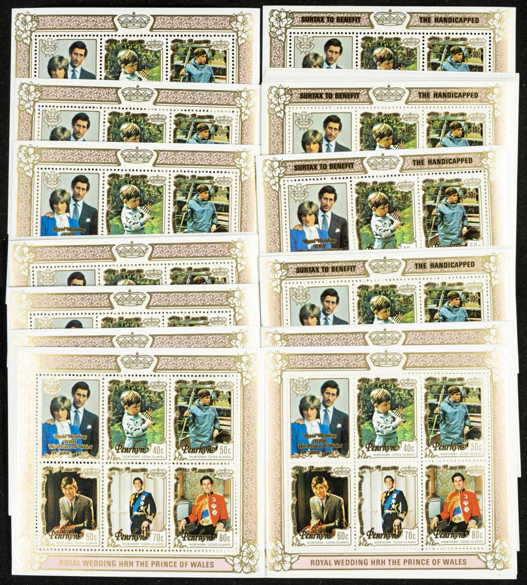 277 | Penrhyn. Stock de Series y Sellos