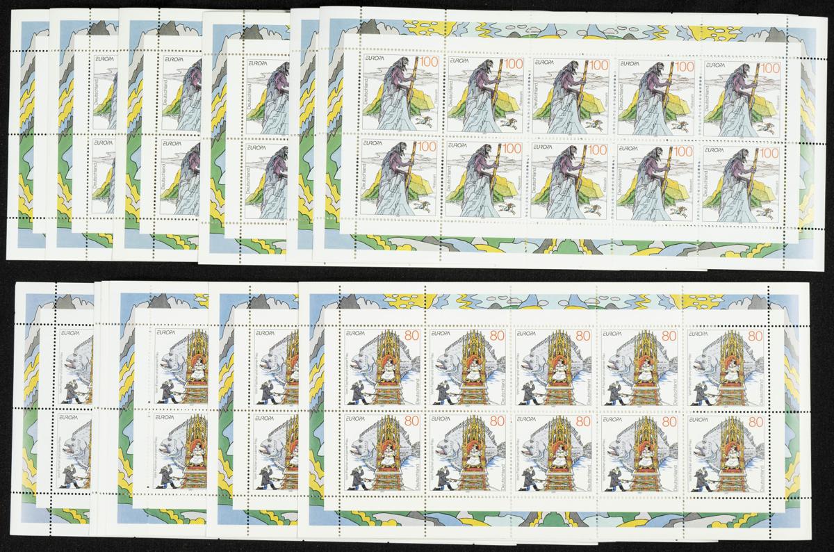 30 | Alemania Occidental. Stock de Series y Sellos