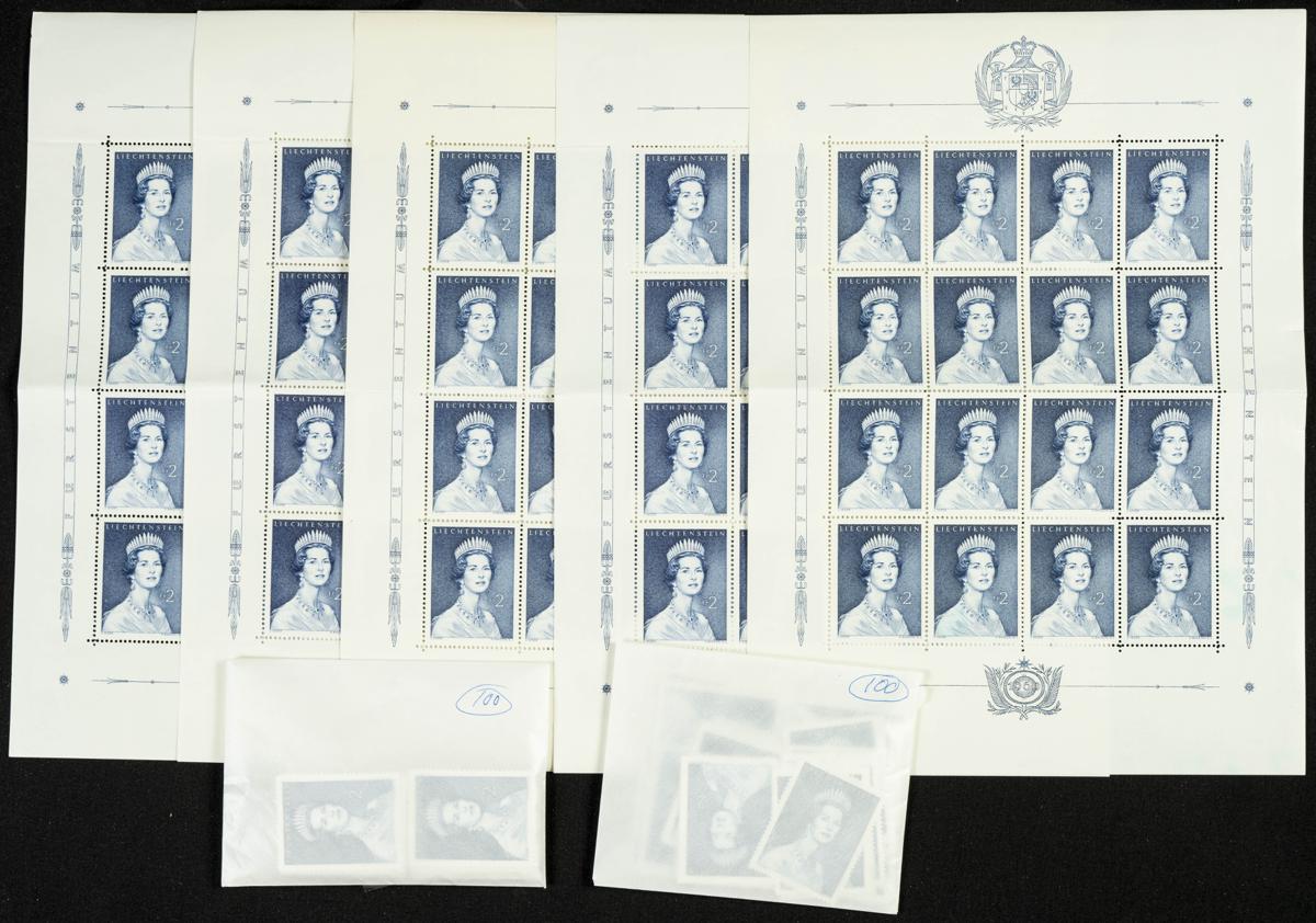 341 | Liechtenstein. Sets and stamps stock