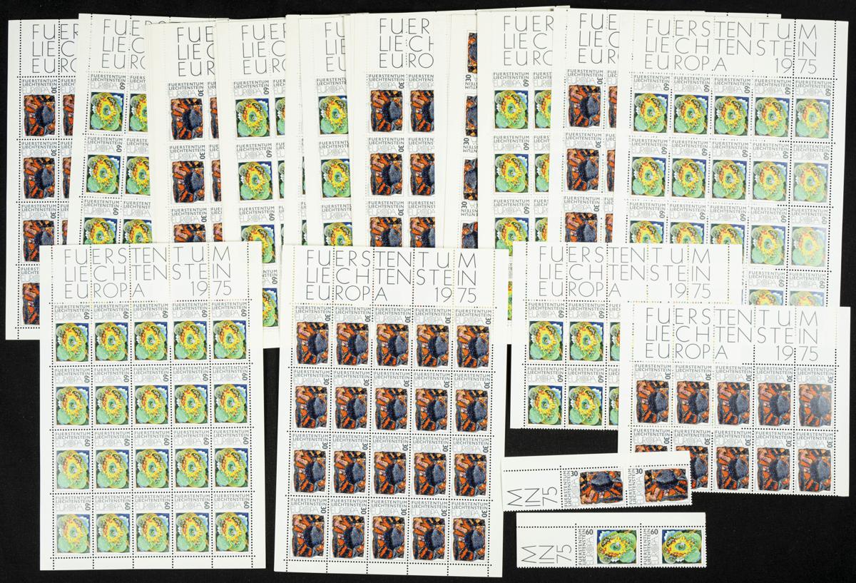 365 | Liechtenstein. Sets and stamps stock