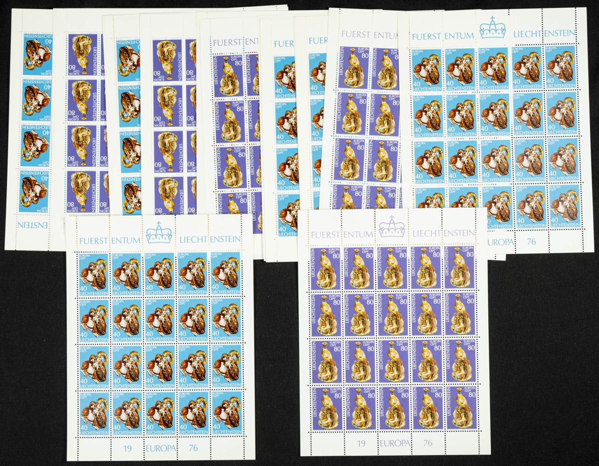 370 | Liechtenstein. Sets and stamps stock