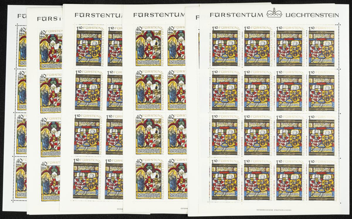 394 | Liechtenstein. Sets and stamps stock