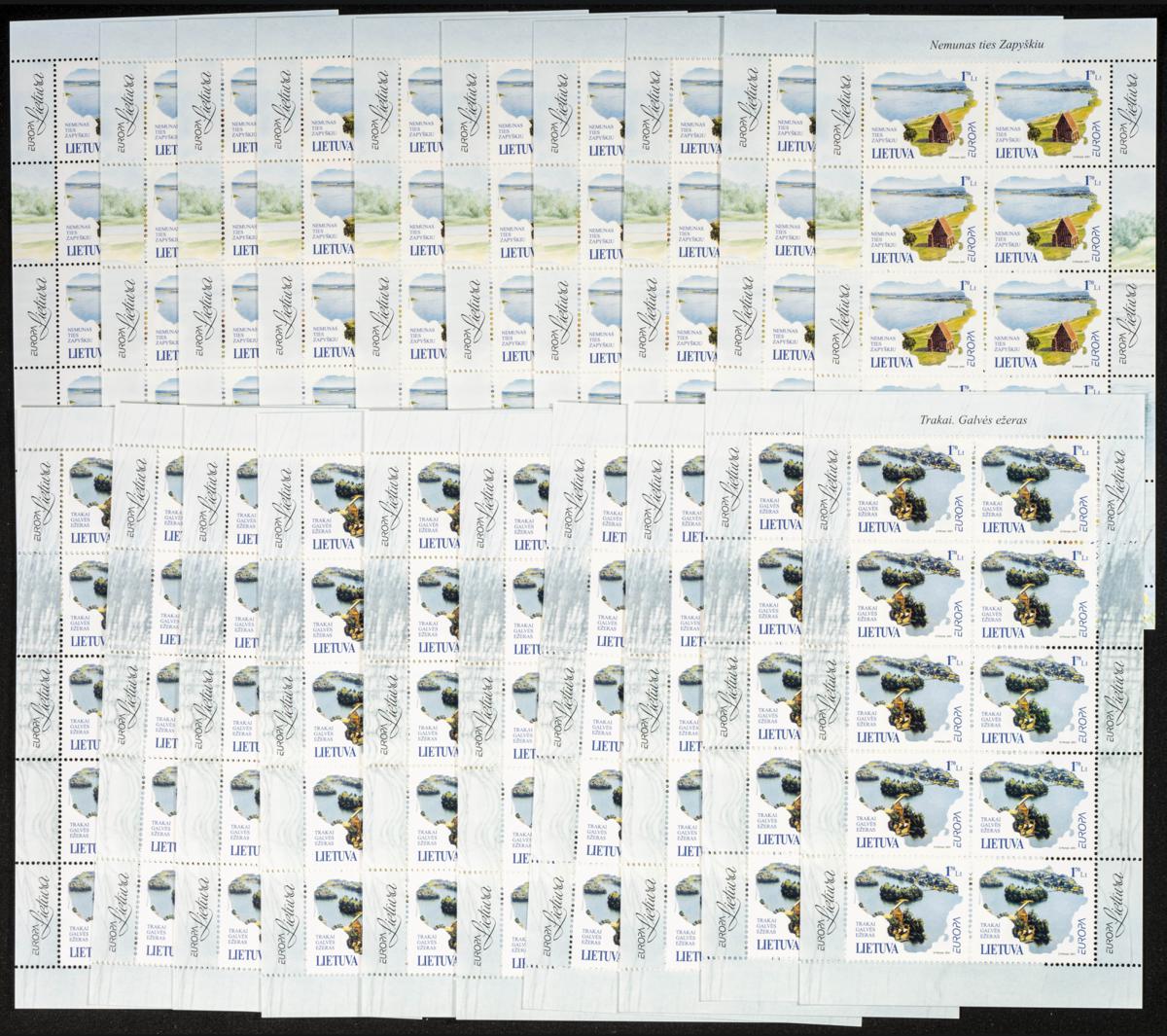 418 | Lithuania. Sets and stamps stock