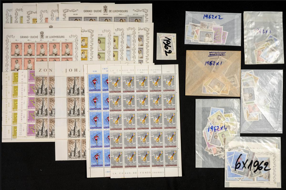 436 | Luxembourg. Sets and stamps stock