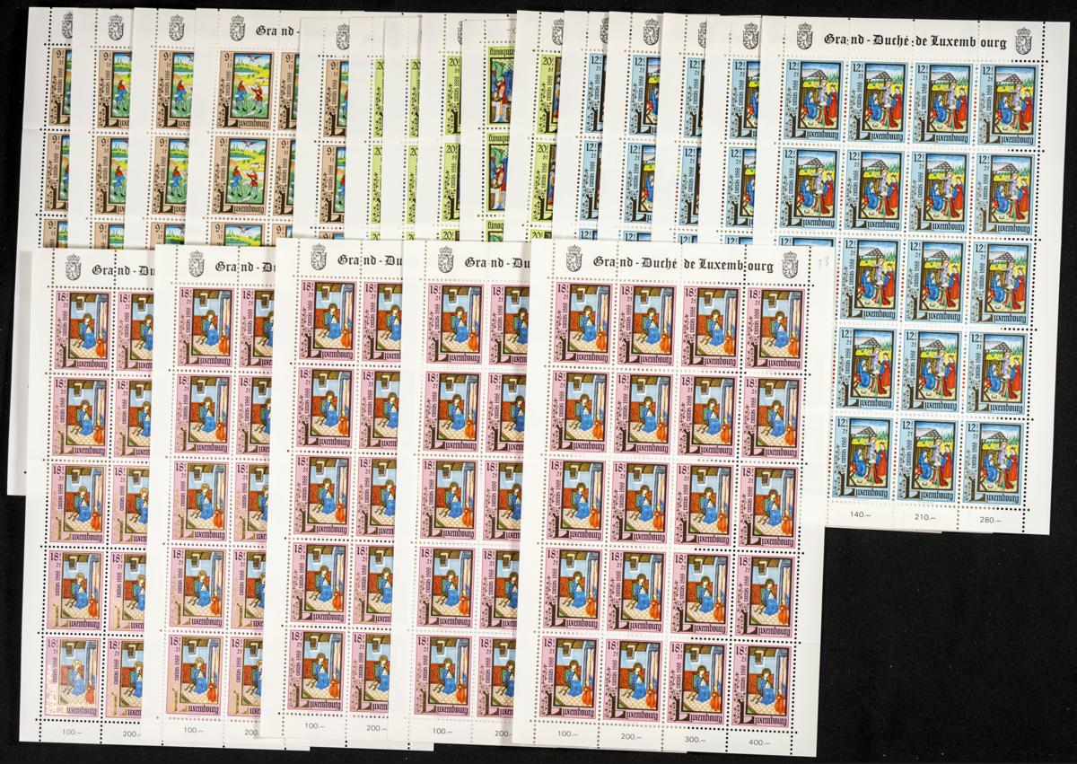 471 | Luxembourg. Sets and stamps stock