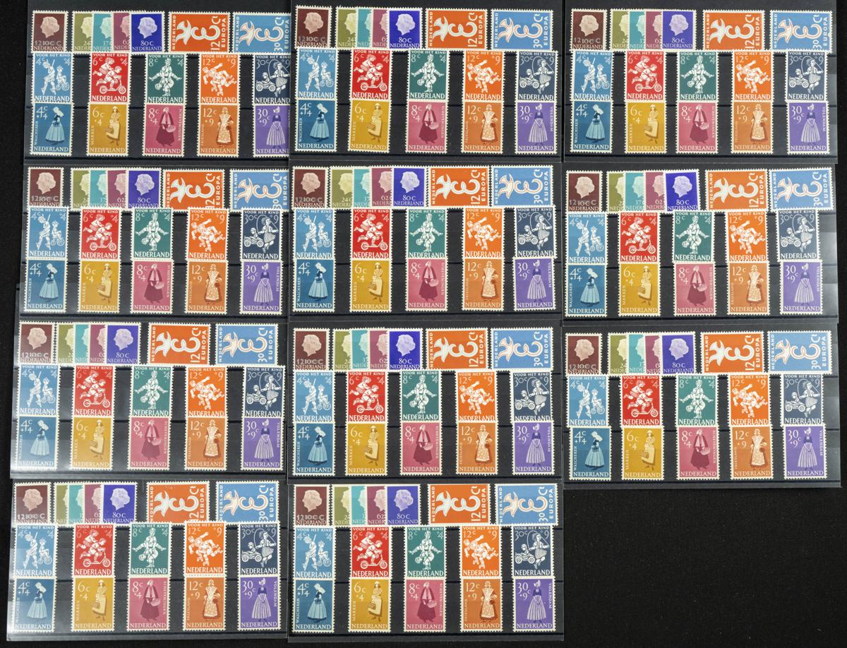 484 | Netherlands. Sets and stamps stock