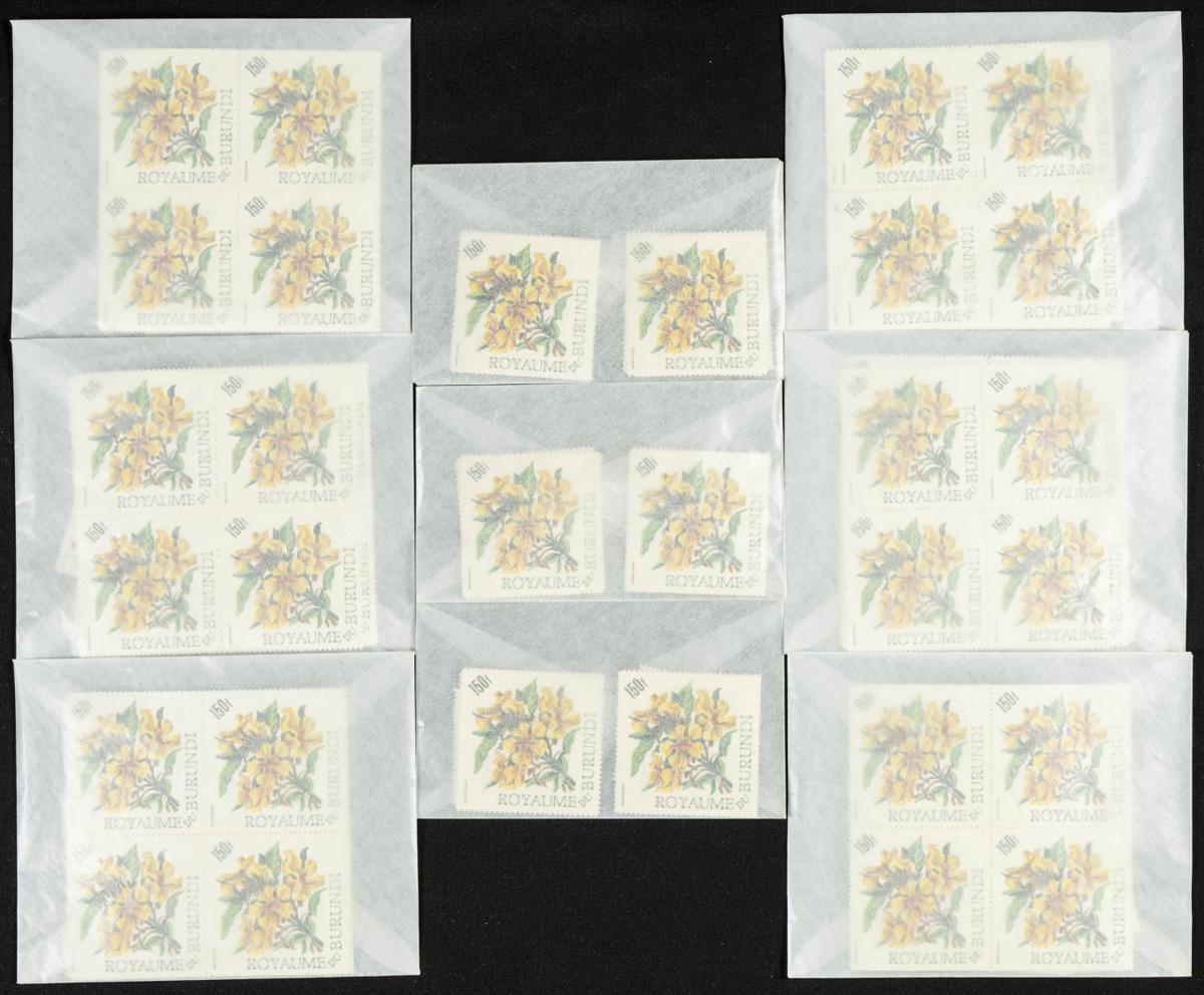 52 | Burundi. Sets and stamps stock