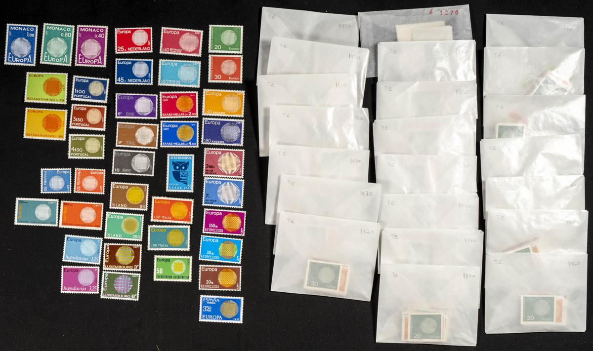 698 | Theme Europa. Sets and stamps stock