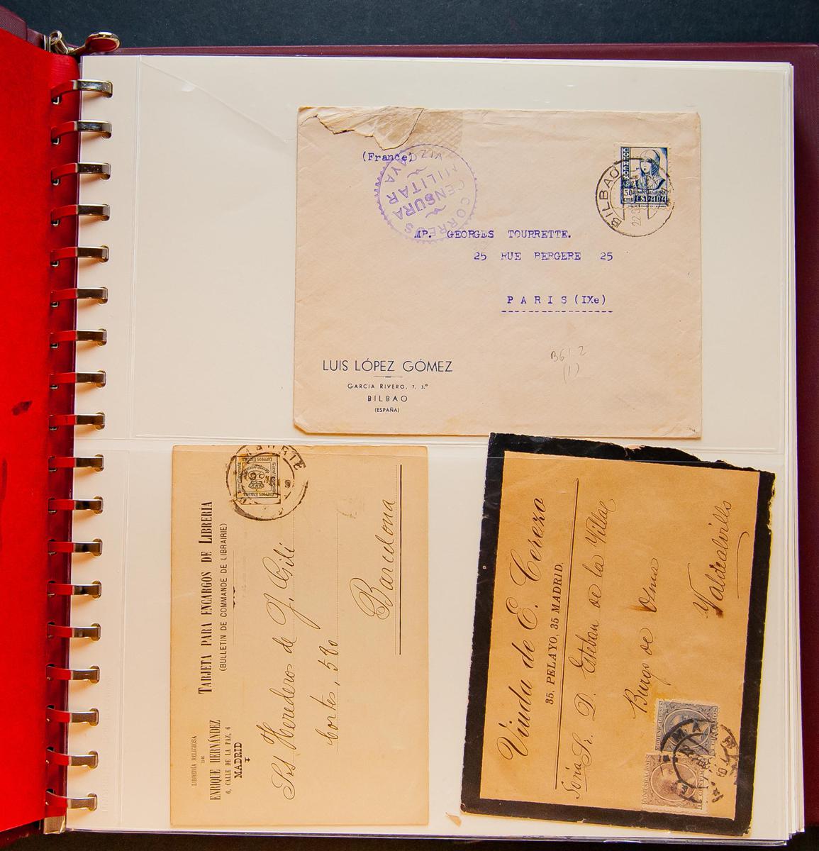 35 - Spanish Collection. Postal History 