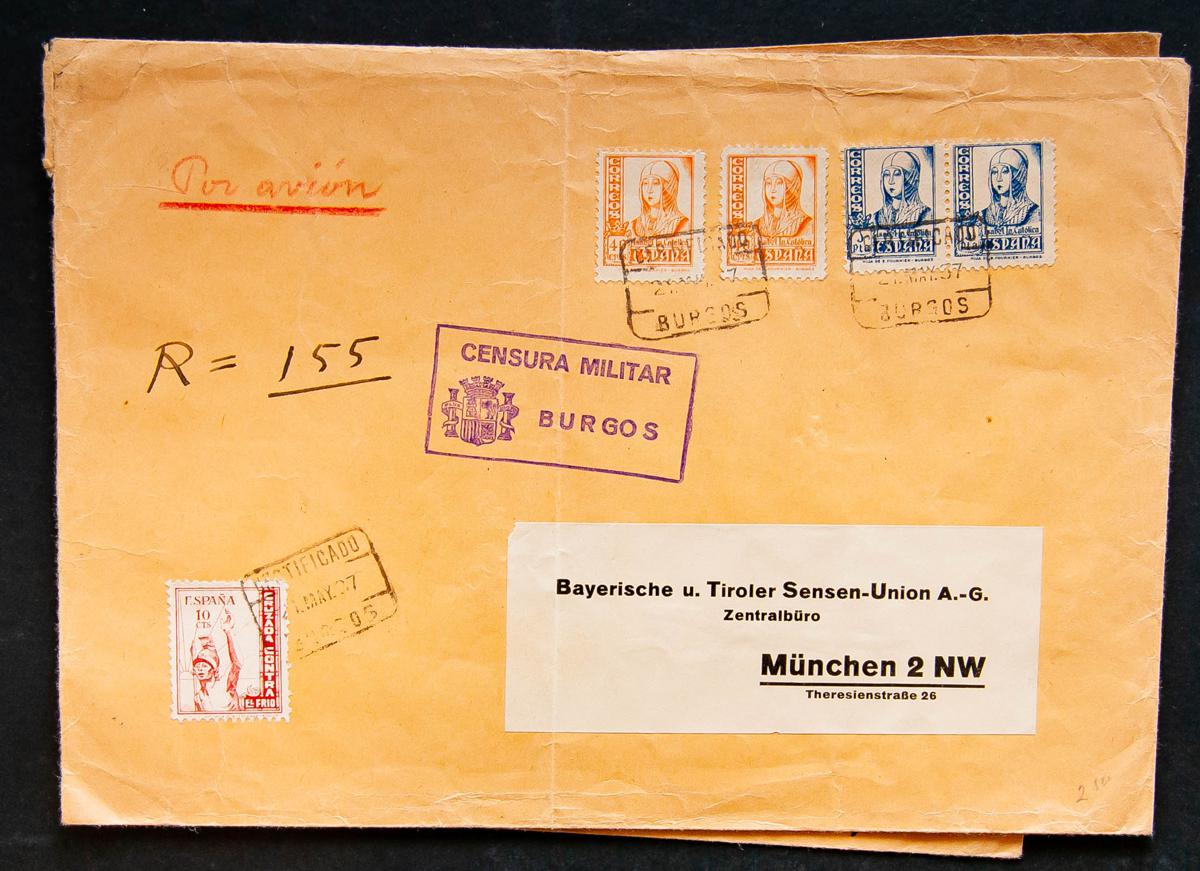45 - Spanish Collection. Postal History 