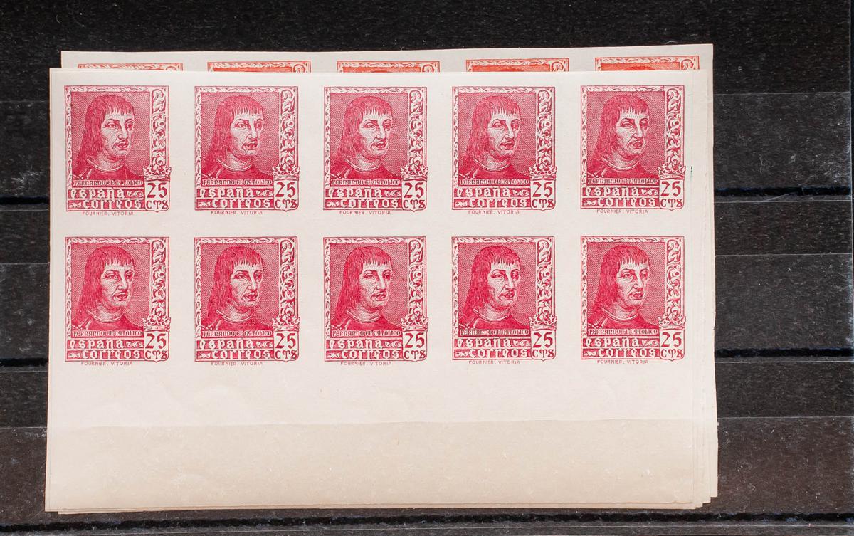 68 | Lotes y Colecciones.España. Stock de Series y Sellos