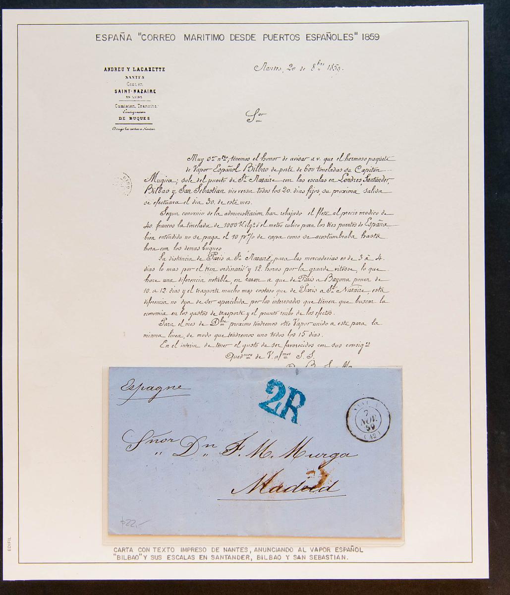 8 - Spanish Collection. Postal History 