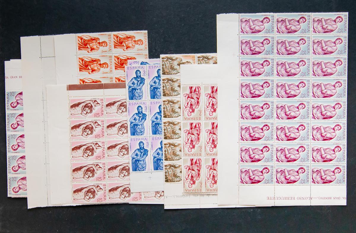 92 | Lotes y Colecciones.España. Stock de Series y Sellos