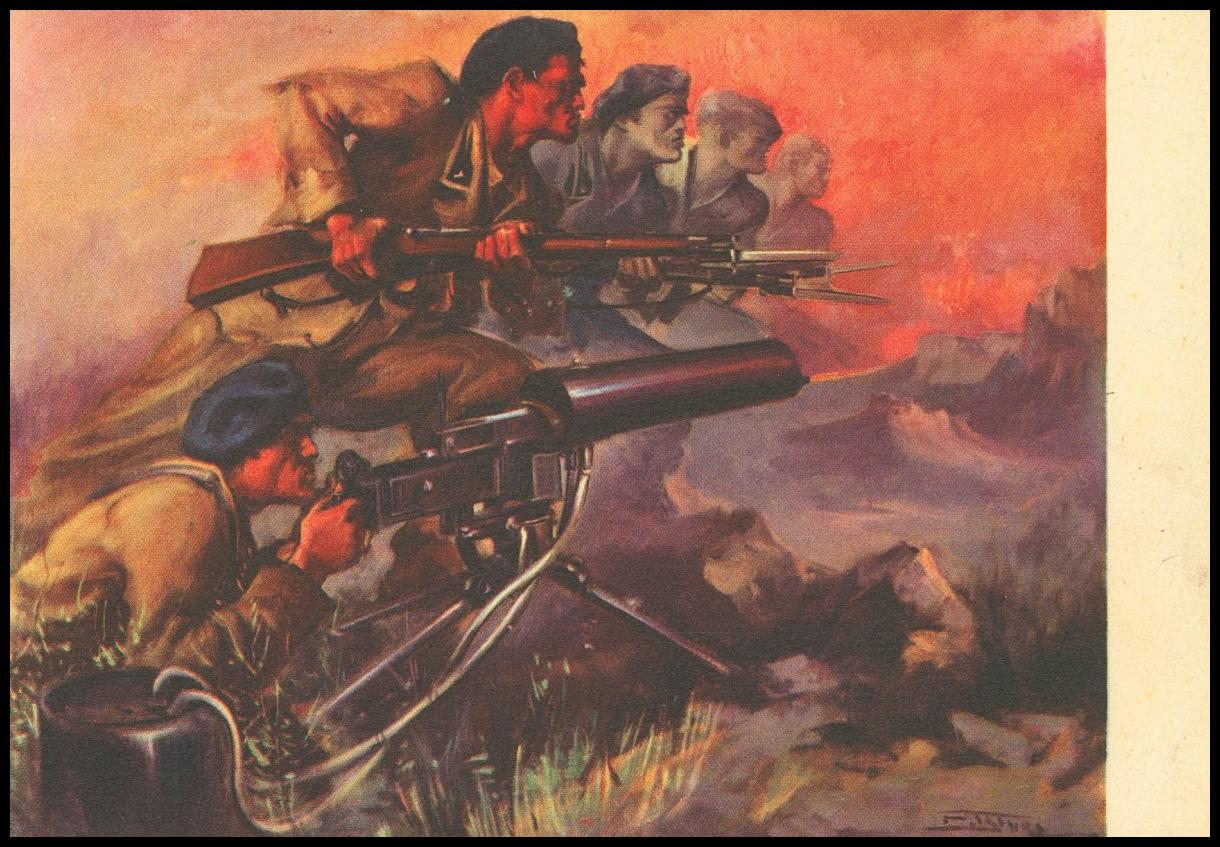 1168 | Civil War. Nationalist Postcard