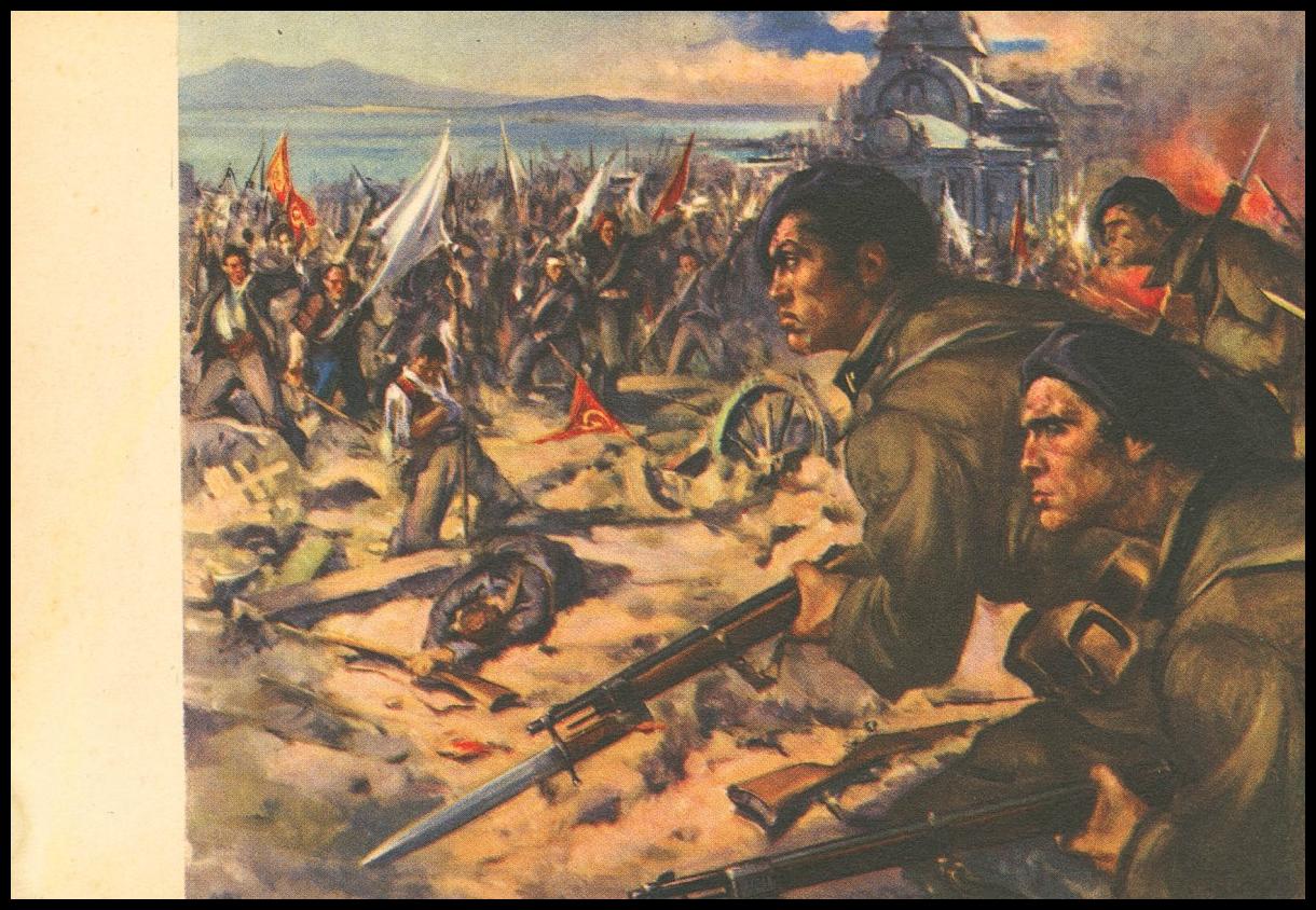 1169 | Civil War. Nationalist Postcard