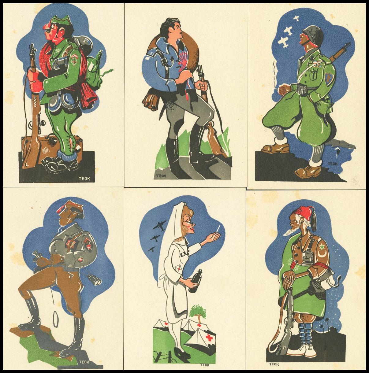 1170 | Civil War. Nationalist Postcard
