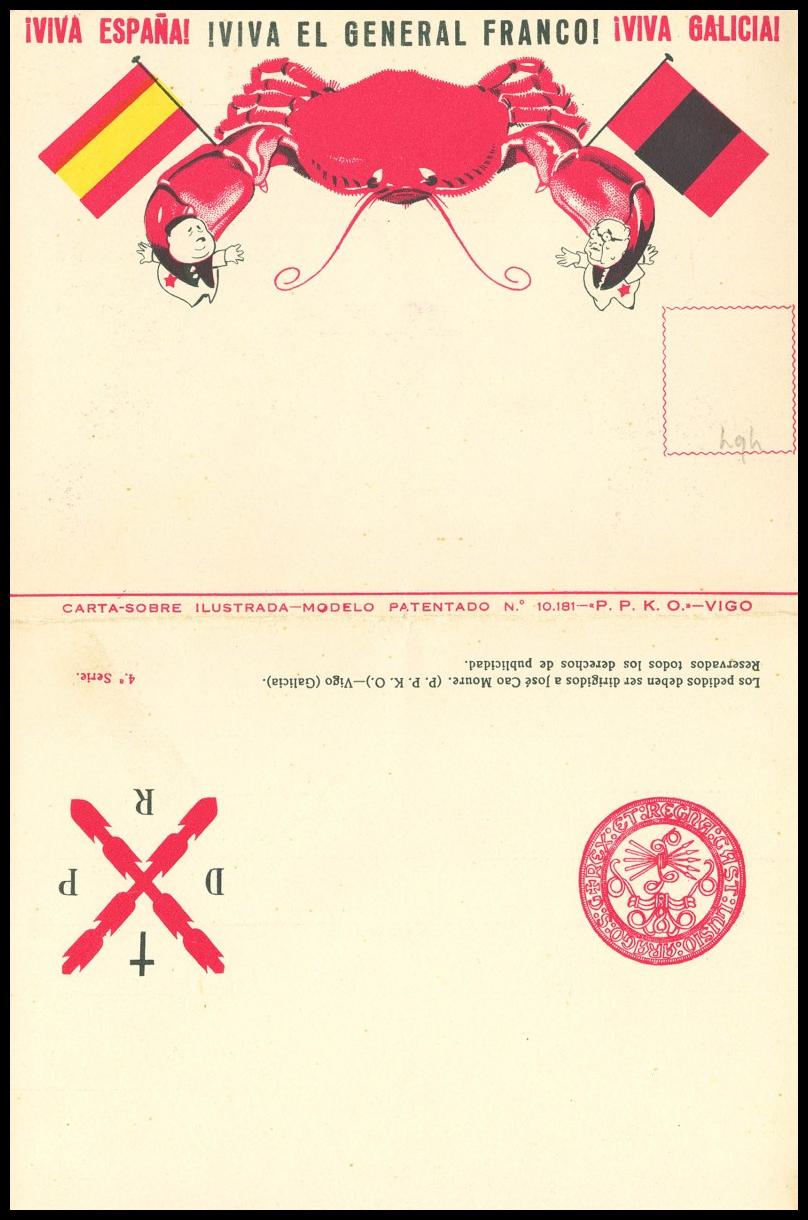 1171 | Civil War. Nationalist Postcard