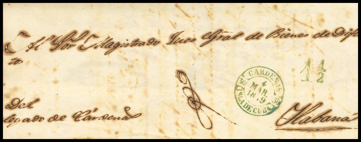 1527 | Cuba. Prephilately