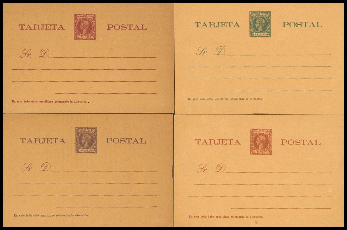 1629 | Fernando Poo. Postal Stationery