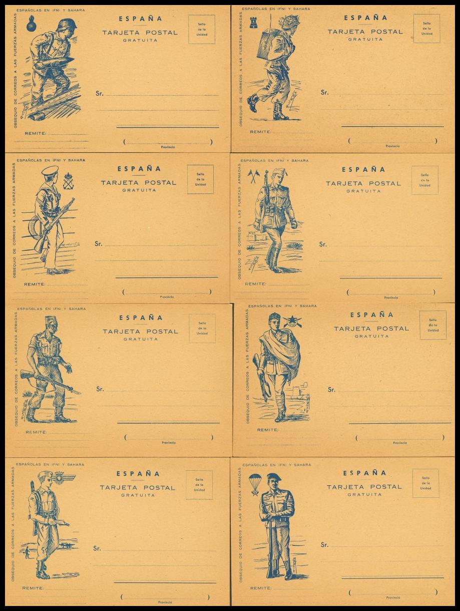 1654 | Ifni. Military Postal Stationery