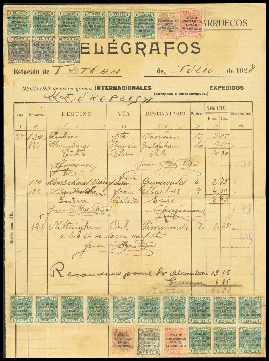 1737 | Independent Morocco. Telegraph