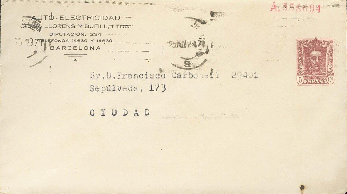 2211 | Postal Stationery. Private Postal Stationery